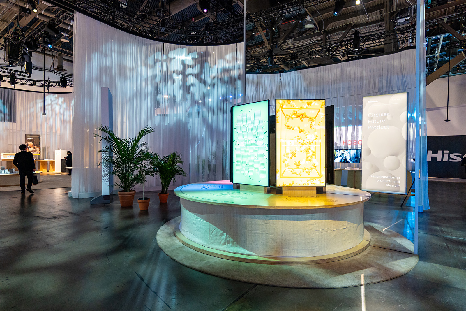 Photo: The second area within the booth