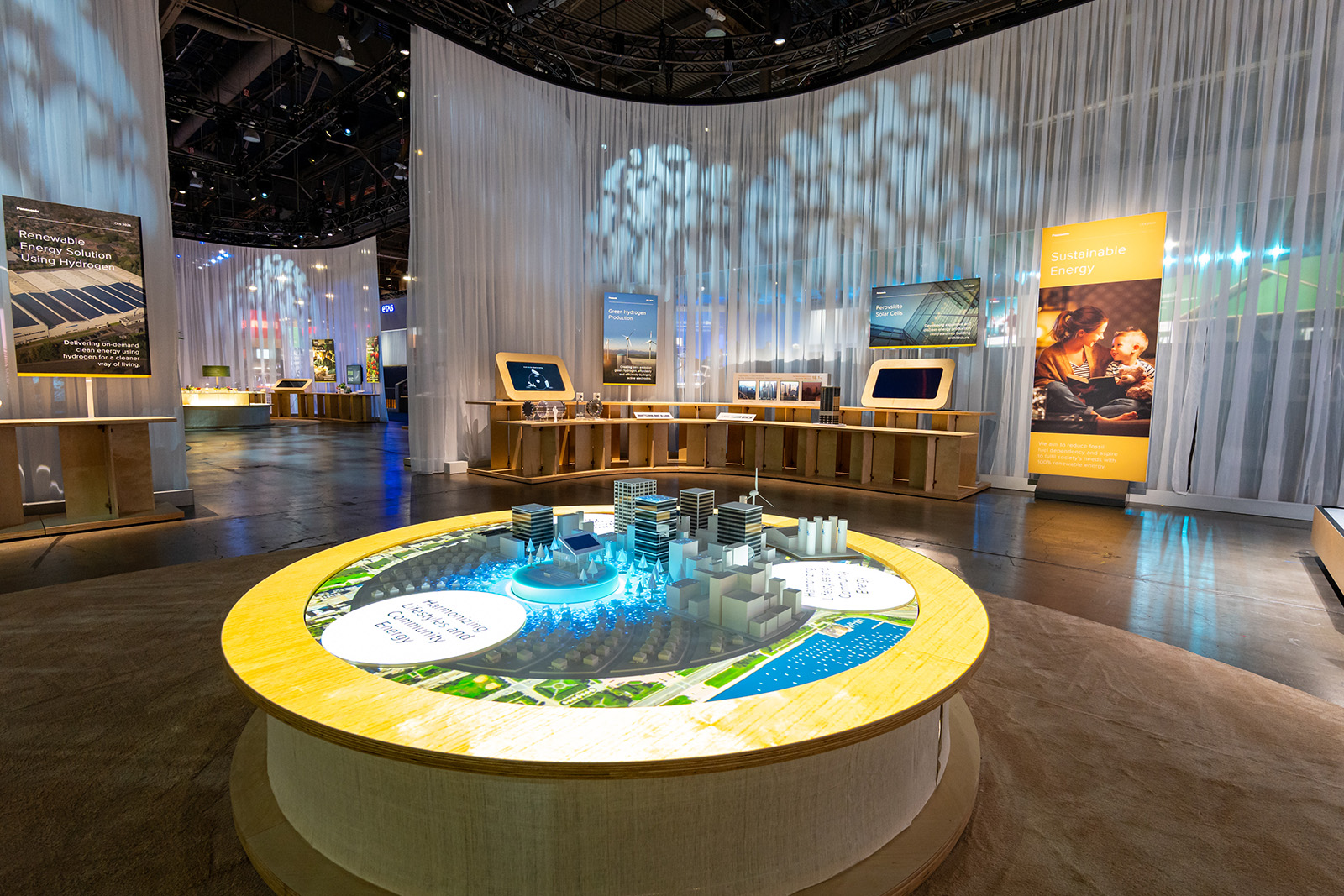 Photo: Entrance of the booth